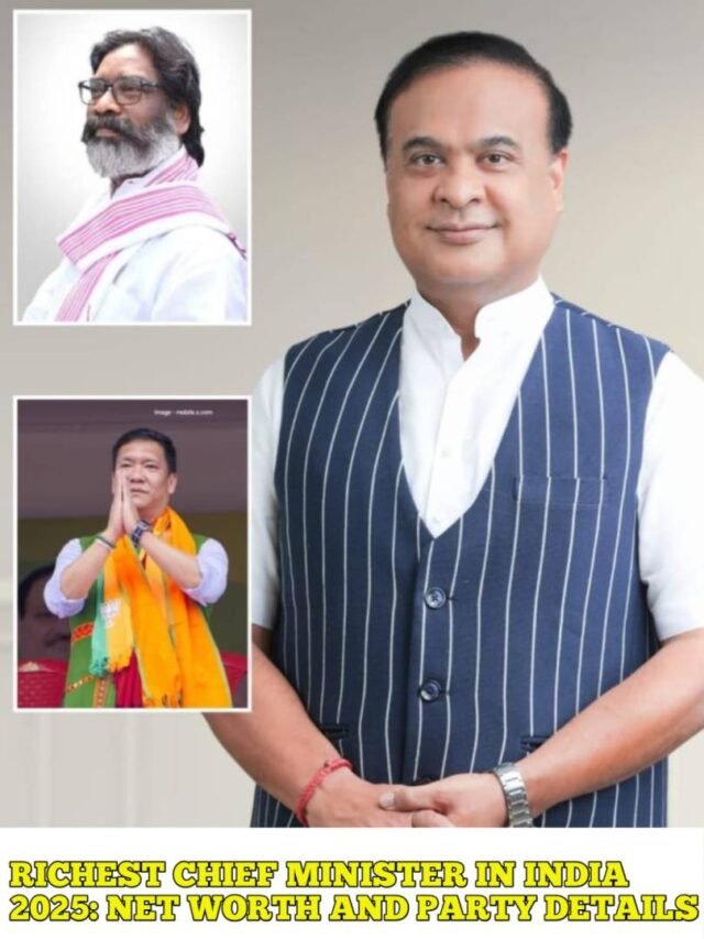 Richest Chief Minister in India 2025: Net Worth and Party Details