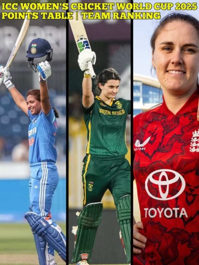 ICC Women's Cricket World Cup 2025 Points Table | Team Ranking