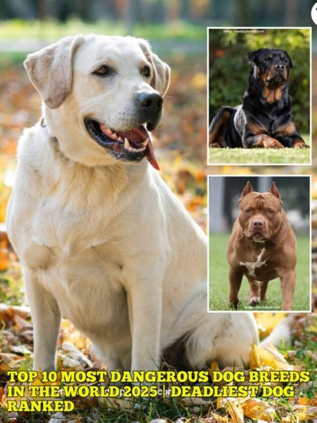 Top 10 Most Dangerous Dog Breeds in the World 2025 | Deadliest Dog Ranked