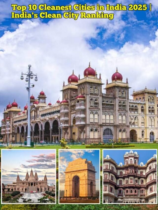 Top 10 Cleanest Cities in India 2025 | India's Clean City Ranking
