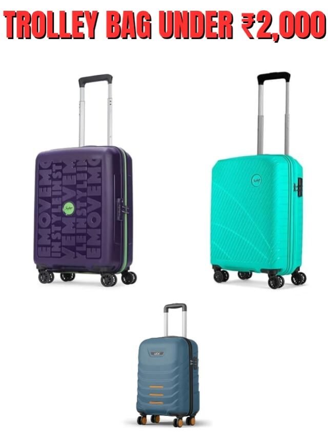 Top 10 Trolley Bags Under ₹2000 in India 2025 | Durable and Stylish Picks