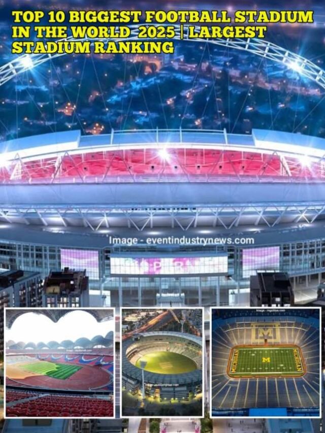 Top 10 Biggest Football Stadium in the World 2025 | Largest Stadium Ranking