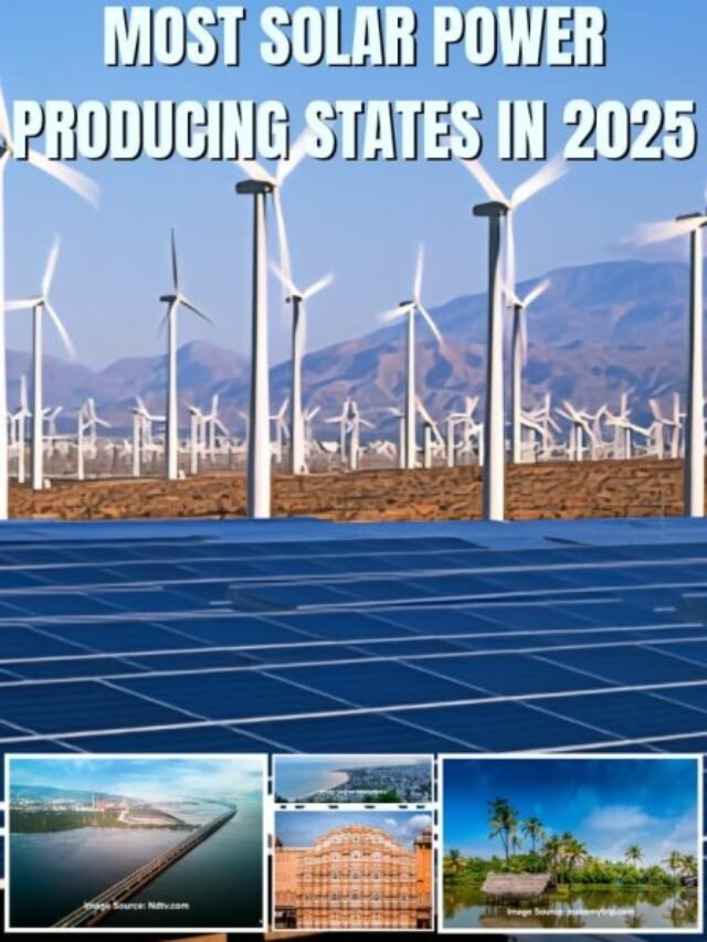 Top 10 Solar Power Producing States in India 2025 (In Million Units)