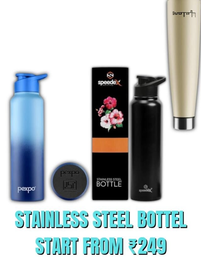 Top 10 Best Stainless Steel Water Bottles Under ₹500 in India 2025 | Best Quality Water Bottles in India 2025