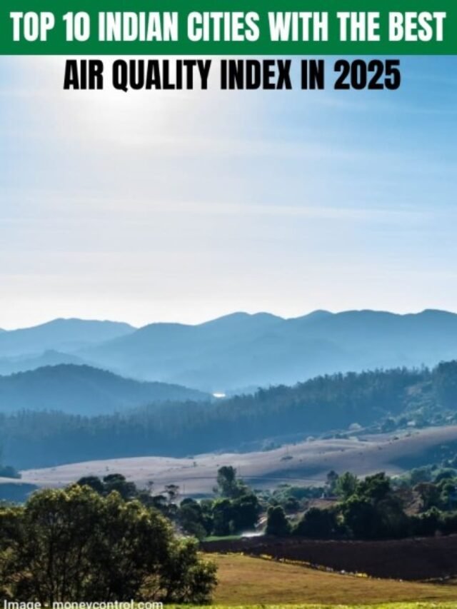 Top 10 Indian Cities with the Best Air Quality Index (AQI) in 2025